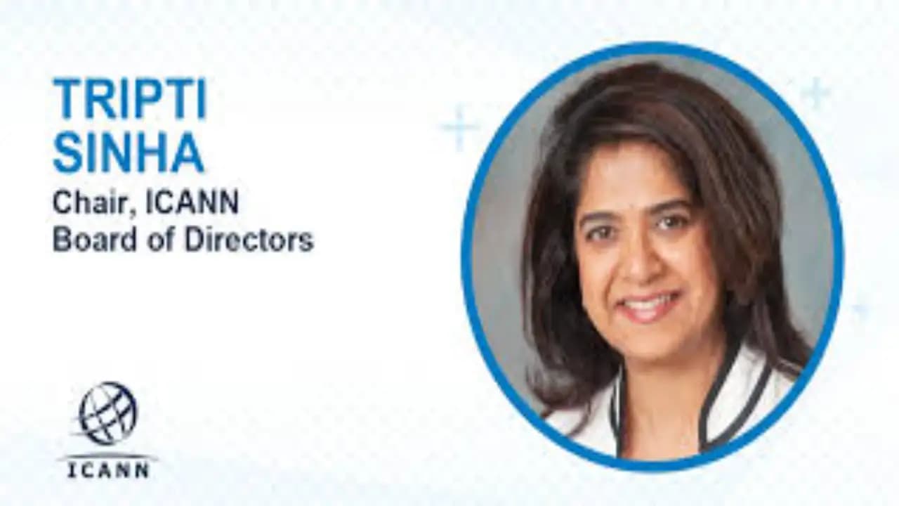 من هي Tripti Sinha؟ رئيسة مجلس إدارة ICANN