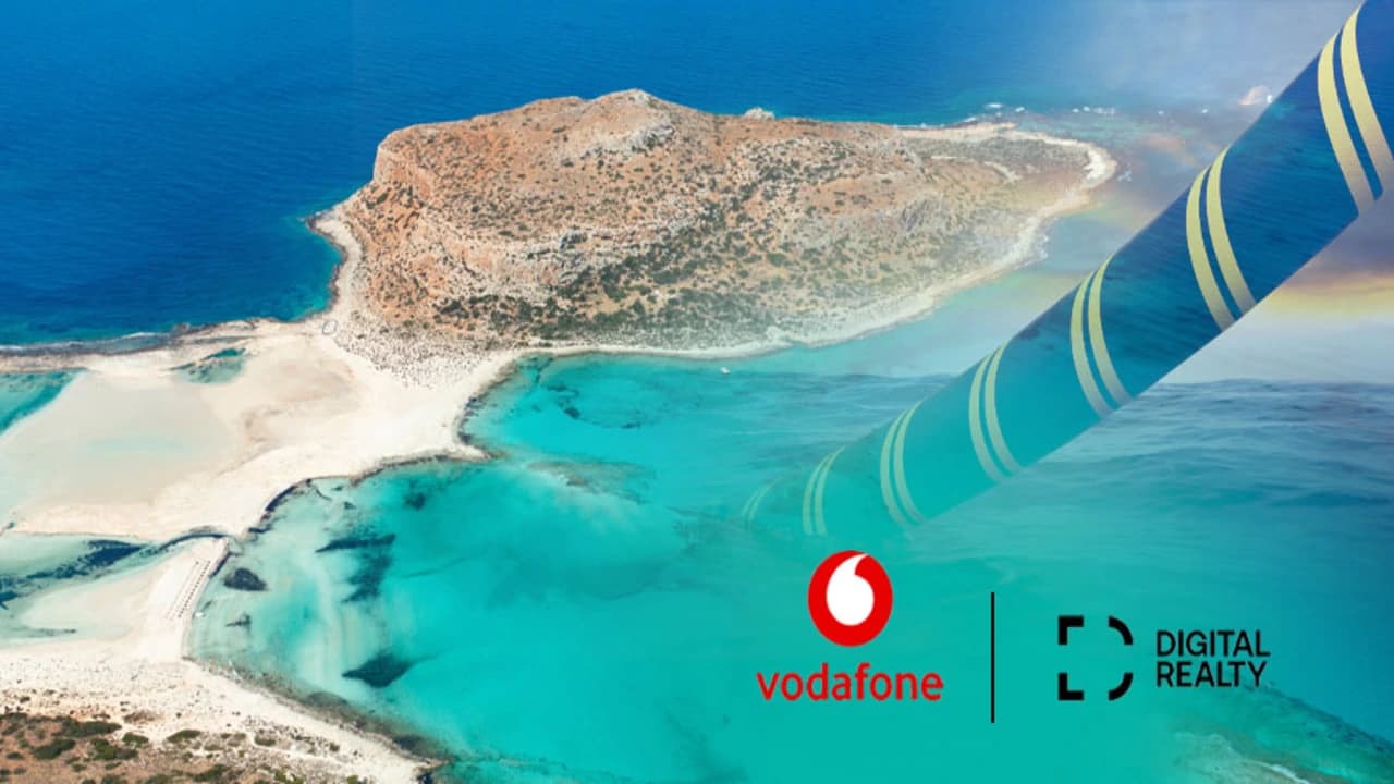 Vodafone e Digital Realty lançam hub submarino em Creta
