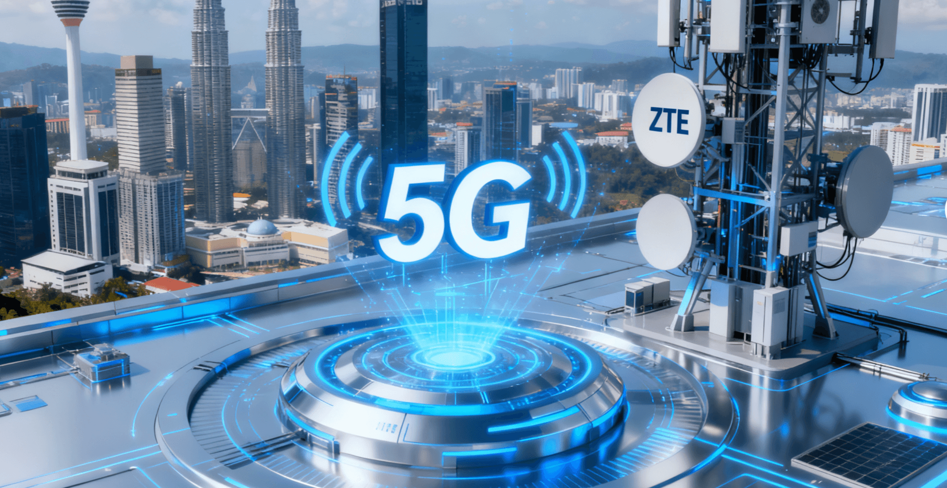 ZTE recibe el máximo galardón global por la renovación de la red 5G de Malasia