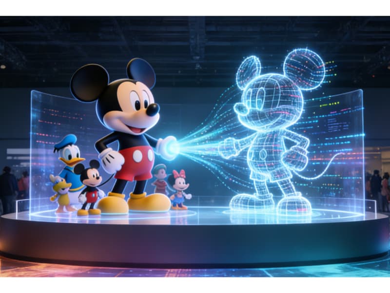 Disney y OpenAI firman un acuerdo de $1 mil millones para licenciar personajes para Sora, la herramienta de video con IA