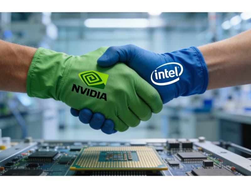 Nvidia completa adquisición de participación de $5 mil millones en Intel