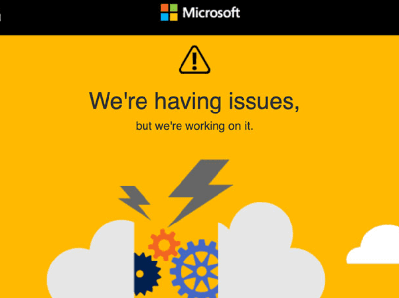 Services Microsoft 365 perturbés pour des milliers d'utilisateurs