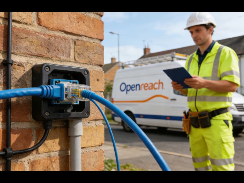 Openreach informa de un aumento del 40 % en el uso de la fibra completa mientras la banda ancha tradicional disminuye