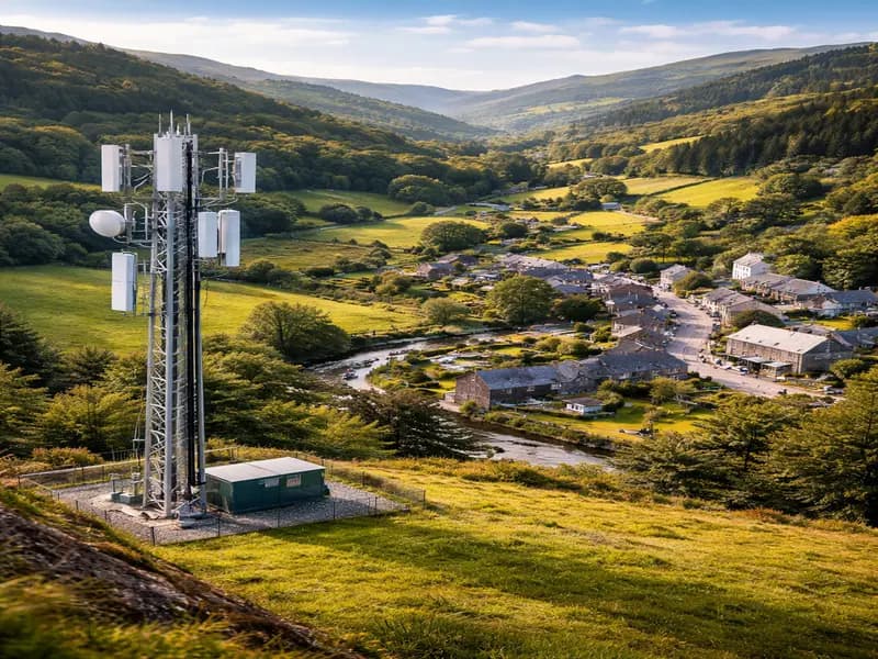 EE connects a remote village in Welsh
