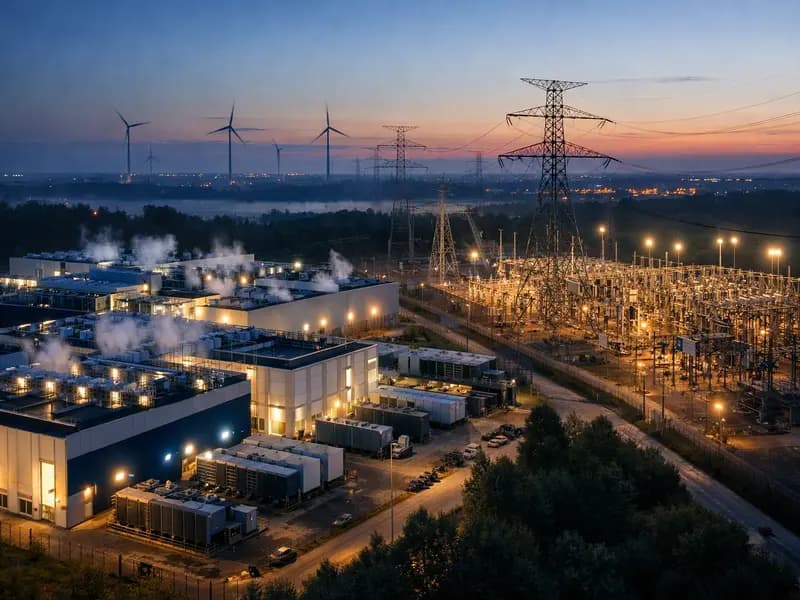 O gargalo da rede elétrica europeia ameaça o crescimento da nuvem e da IA