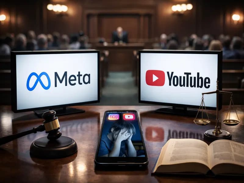 Meta y YouTube enfrentan juicios por adicción infantil