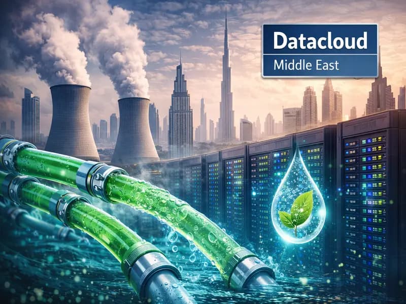 Kühlung dominiert auf dem Datacloud Middle East
