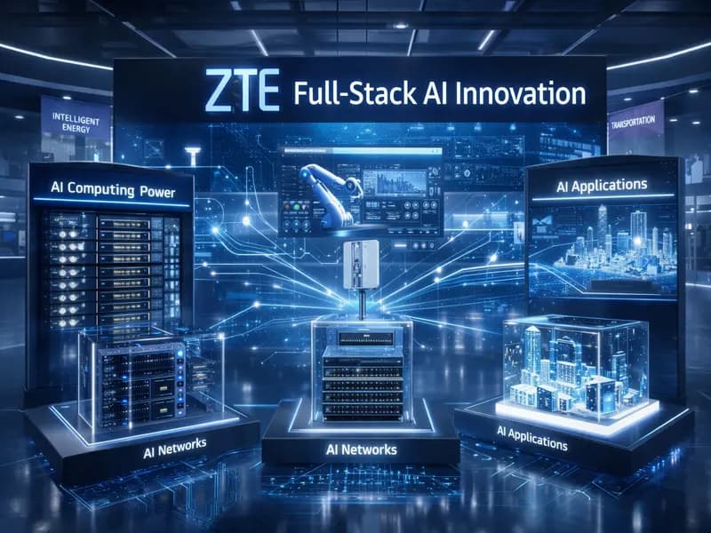 ZTE、MWC Barcelona 2026 でフルスタック AI 戦略を拡大