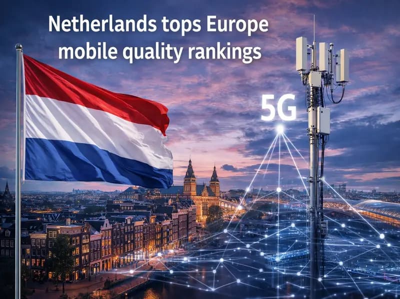 Niederlande führen Europa bei Mobilfunkqualität an
