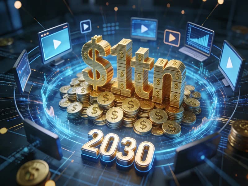 Los ingresos globales del video superarán el billón de dólares en 2030