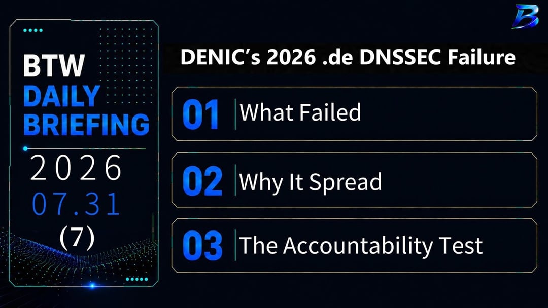 How a DNSSEC Rollover Disrupted Germany’s .de Domains