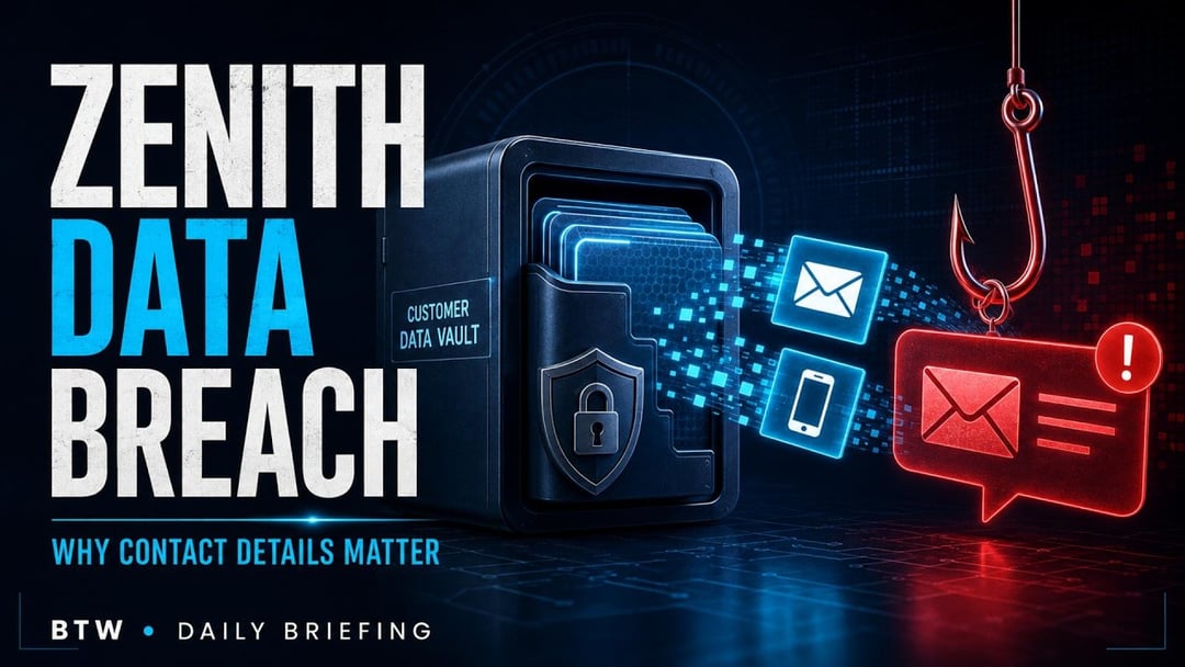 Zenith Data Breach: Why Your Contact Details Matter