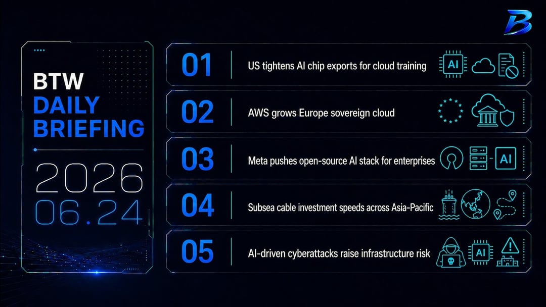 Daily briefing | AI infrastructure faces chip, cloud and security pressure