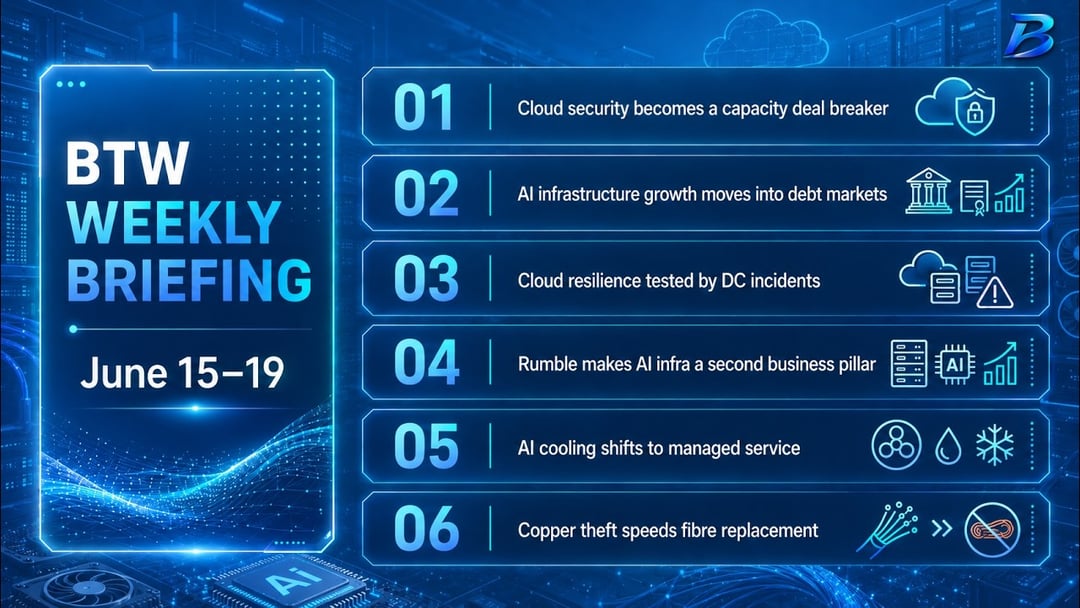 Weekly briefing | AI infrastructure faces security, debt and resilience tests