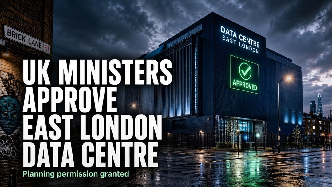 UK Ministers Approve East London Data Centre
