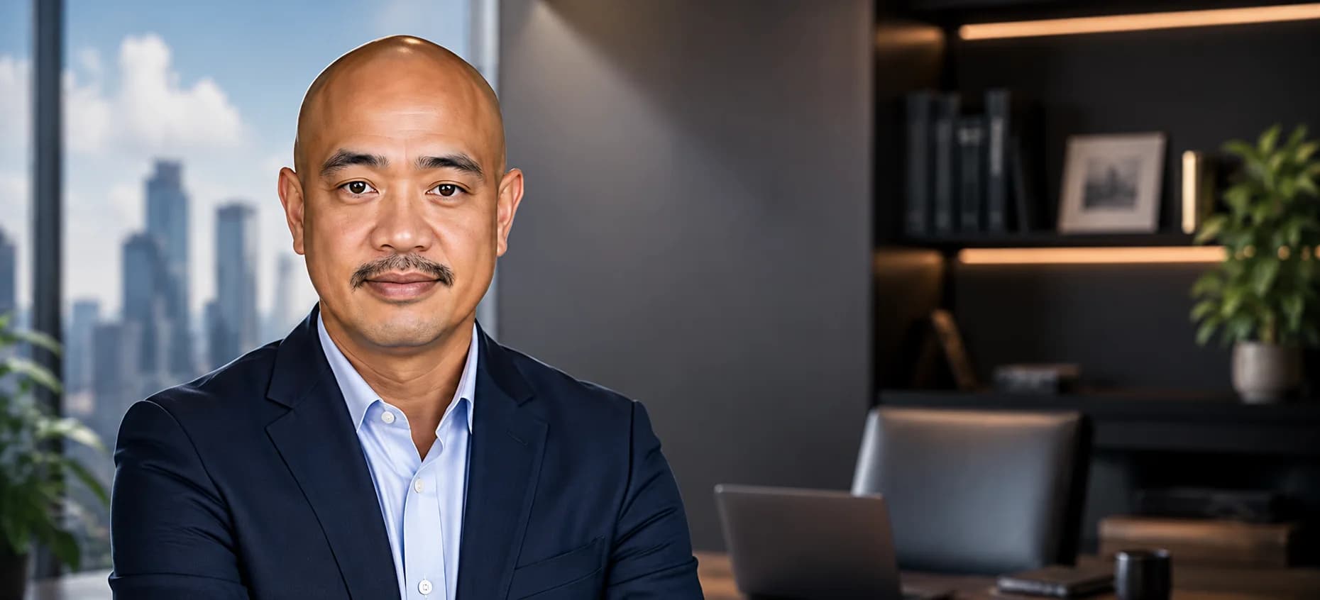 AI-generated editorial portrait of Aaron Beunaventura, used for the BTW profile "Aaron Beunaventura".