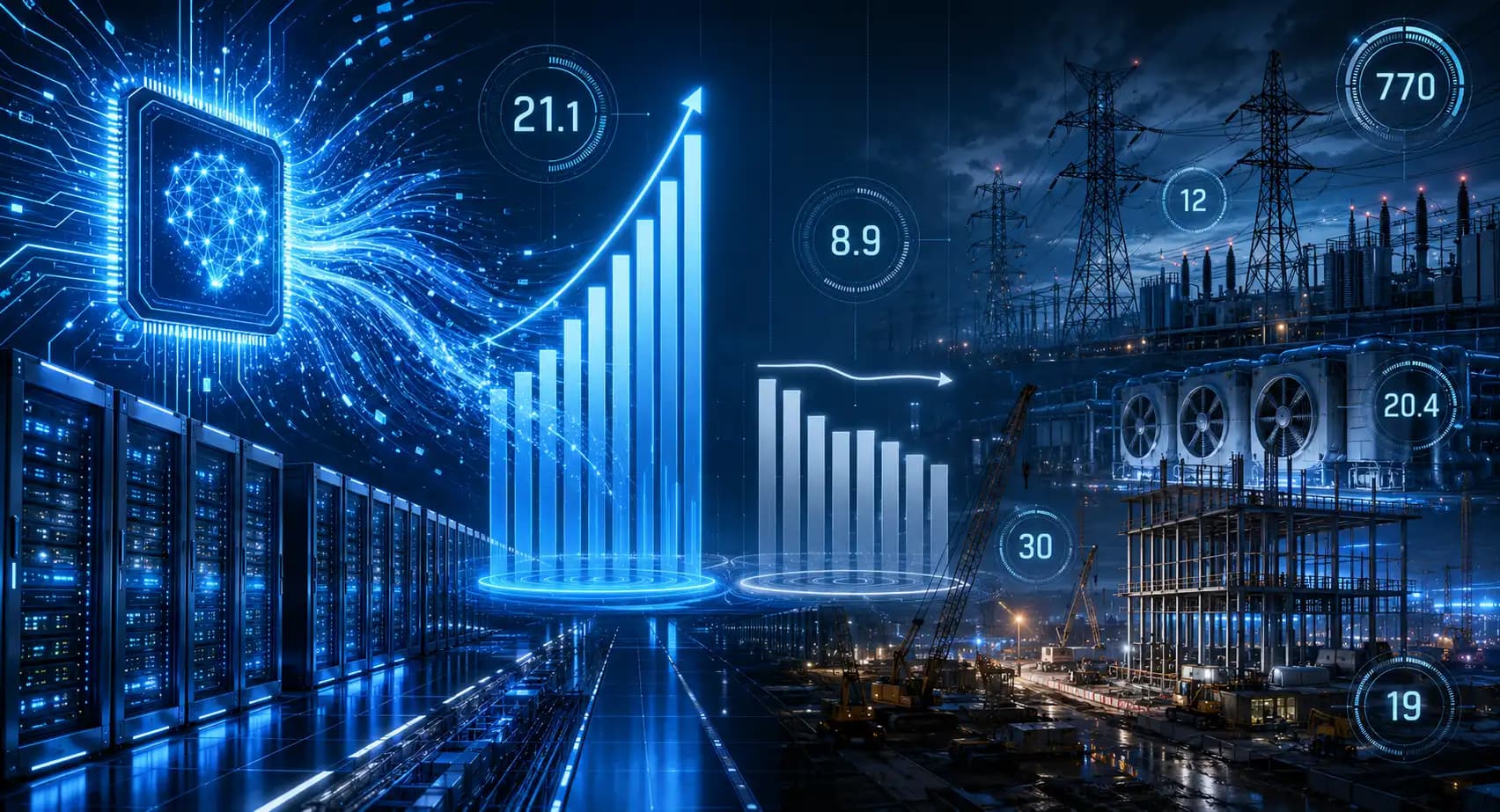 La demanda de IA supera la entrega de centros de datos