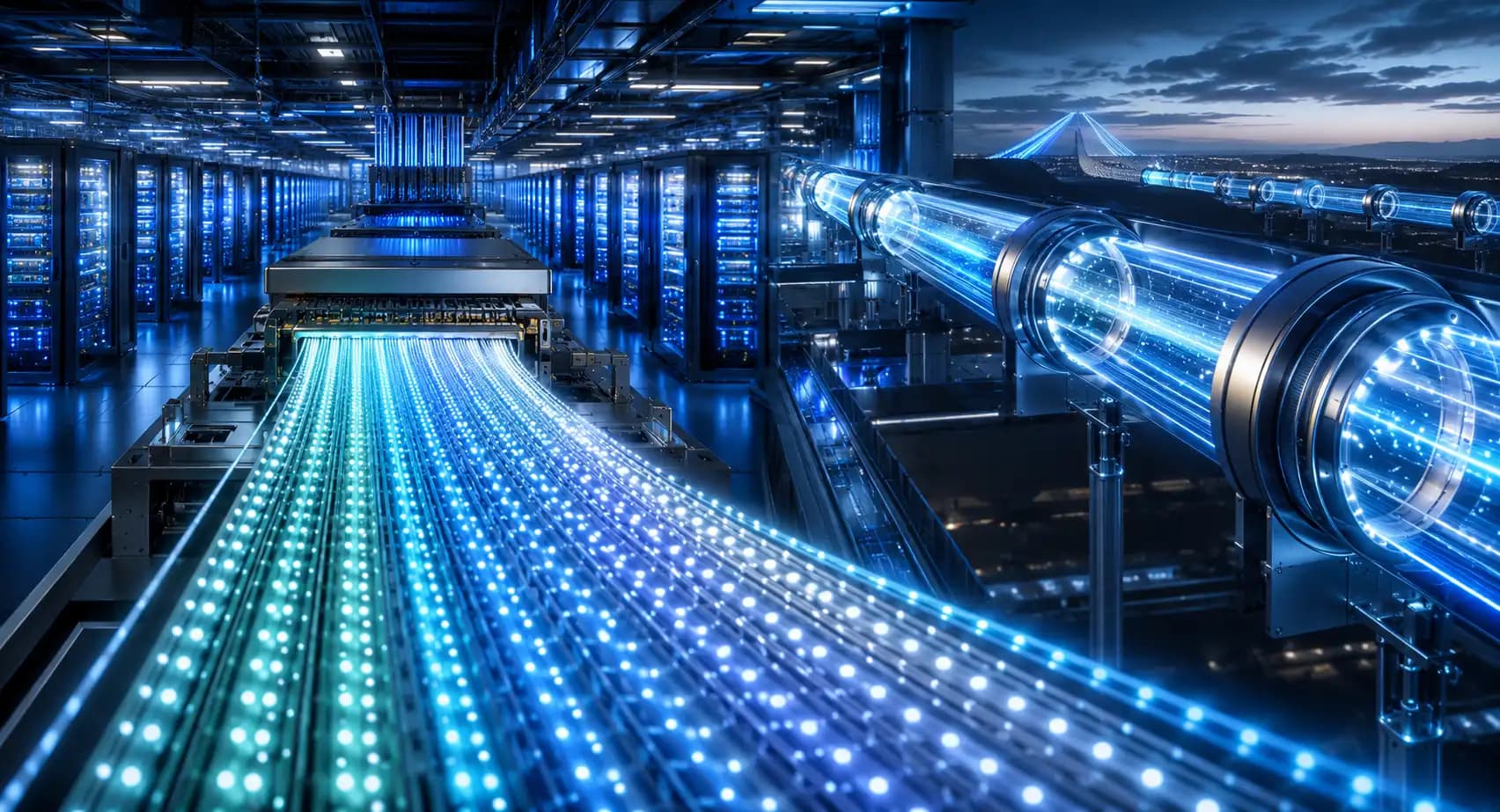 Microsoft apunta a cuellos ópticos de centros de datos IA con MicroLED