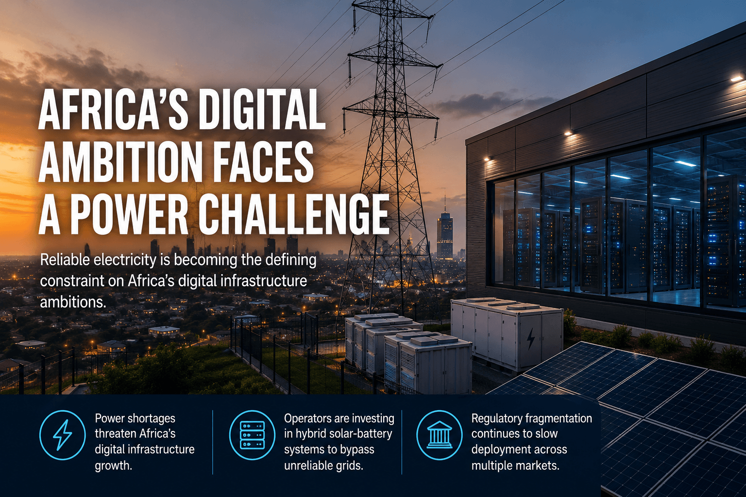 L'ambition numérique de l'Afrique face au défi énergétique
