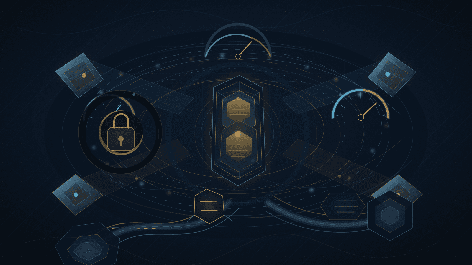 Abstract editorial illustration of a scarce registry ledger examined by layered recognition rings, external accountability prisms, accreditation gauges, a guarded replacement track, and a closed recognition loop risk.