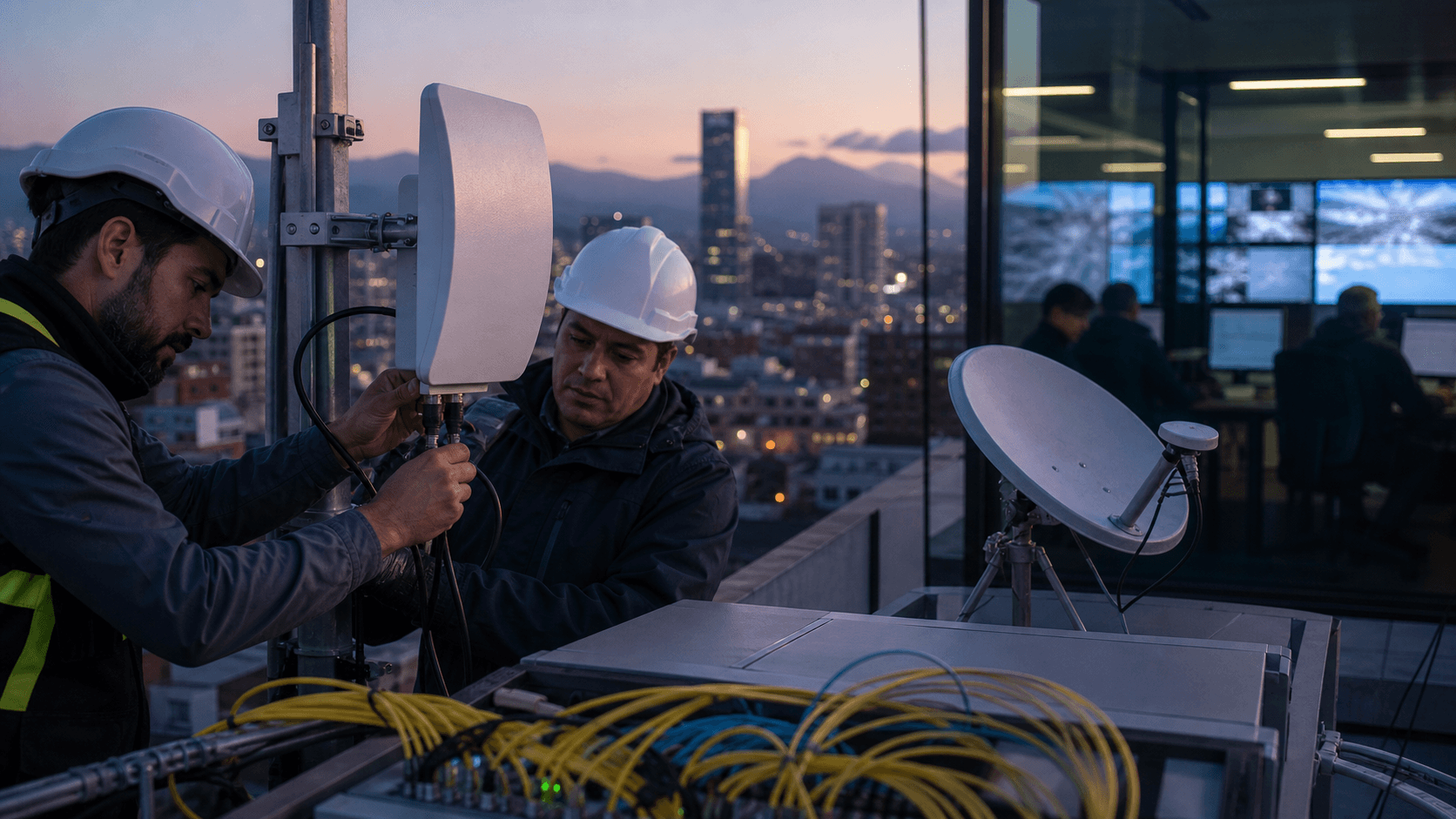 Netline se prueba con el registro de conectividad de Chile, no con una afirmación de zona de servicio