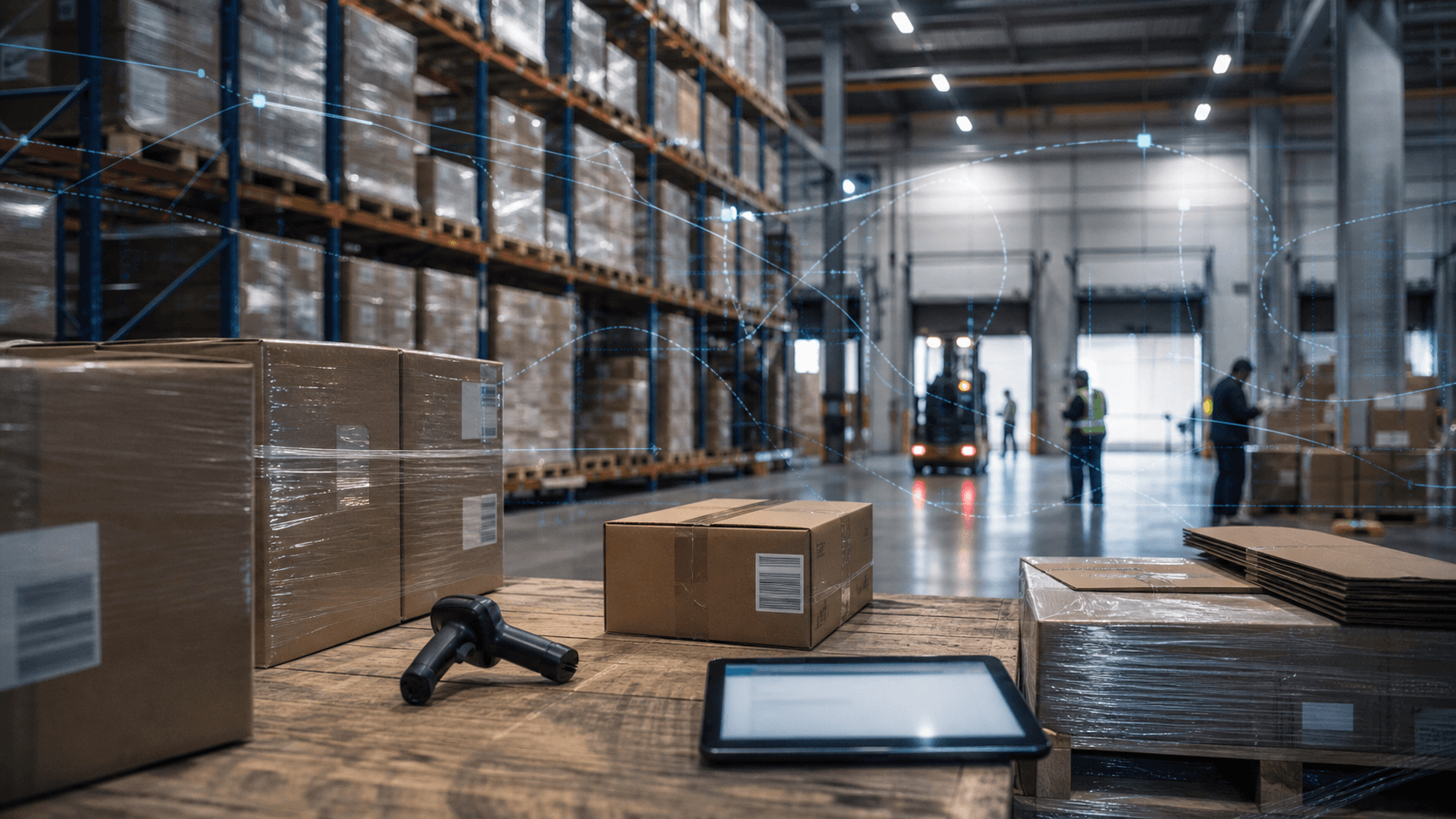 ACC-DART WAREHOUSE CORPORATIO und die Bestandskontroll-Aufzeichnung hinter einem Lagernamen
