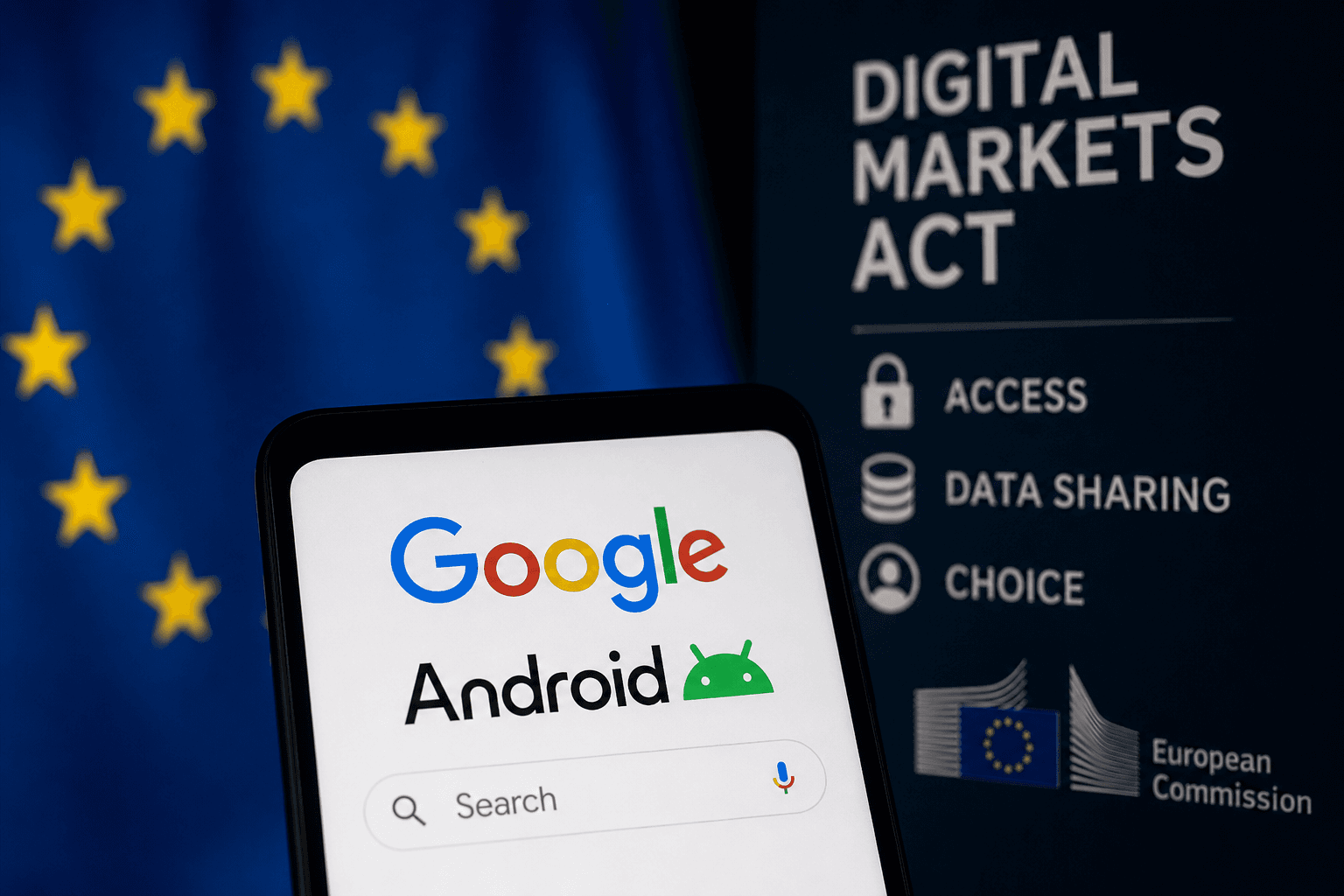 A UE estabelece regras do Android e da Busca para o Google