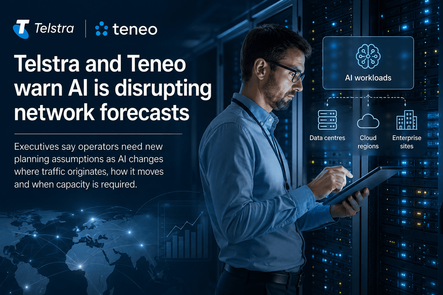Telstra と Teneo、AI がネットワーク予測を混乱させていると警告