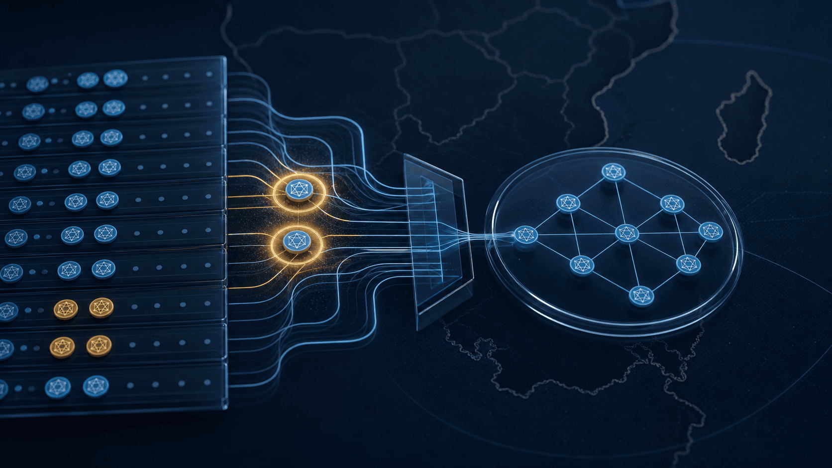 Un ensemble de routage de TelOne Zimbabwe répète deux membres sans changer le périmètre