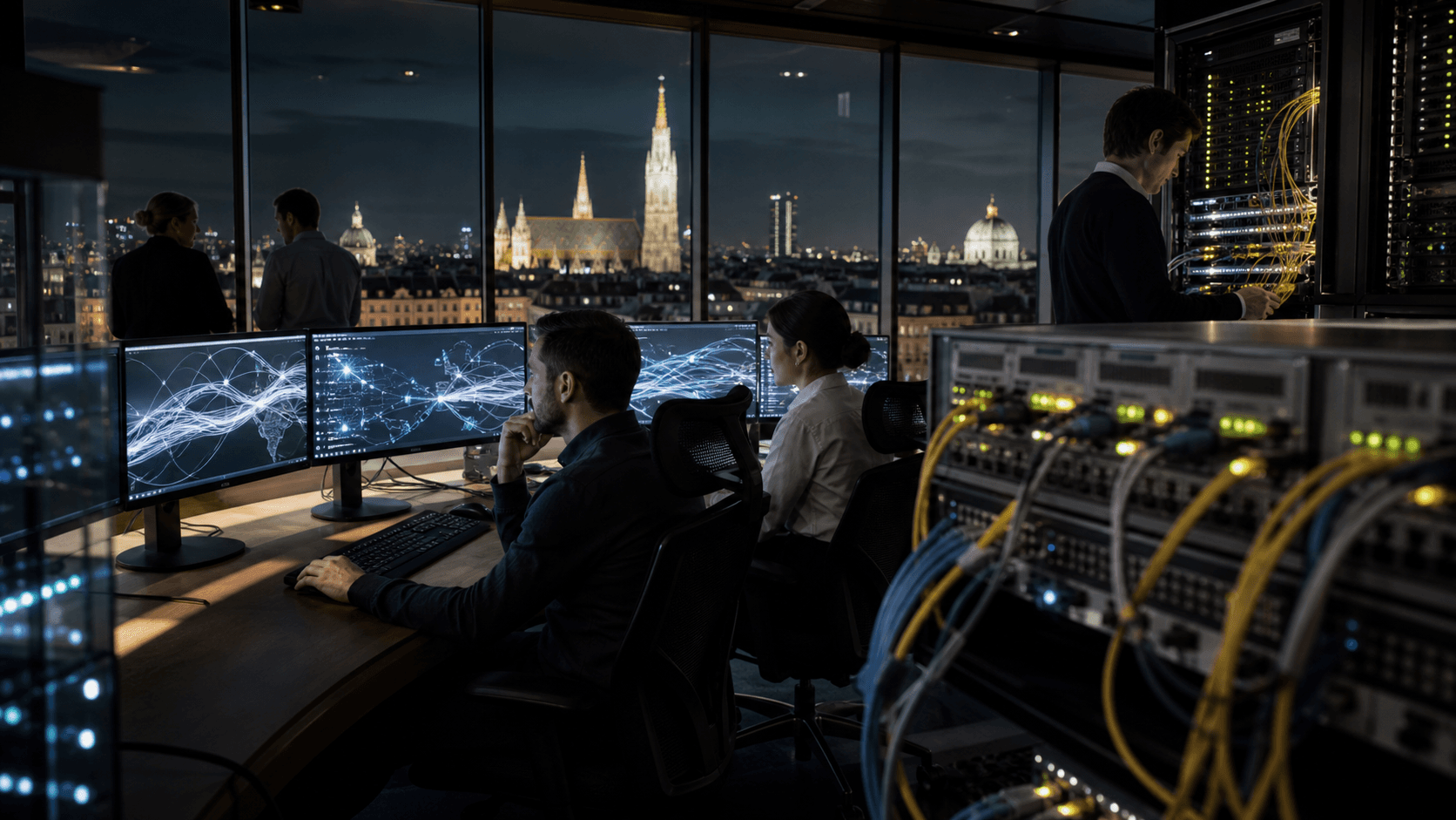 Editorial infrastructure image for Verizon Austria GmbH