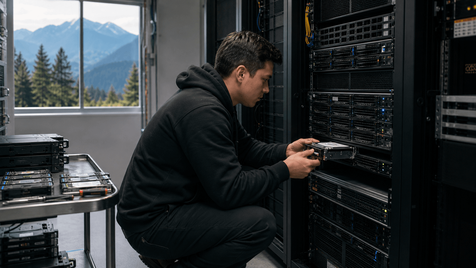 SilverServers vende uma sala de servidores que você pode visitar, não um mini-cloud