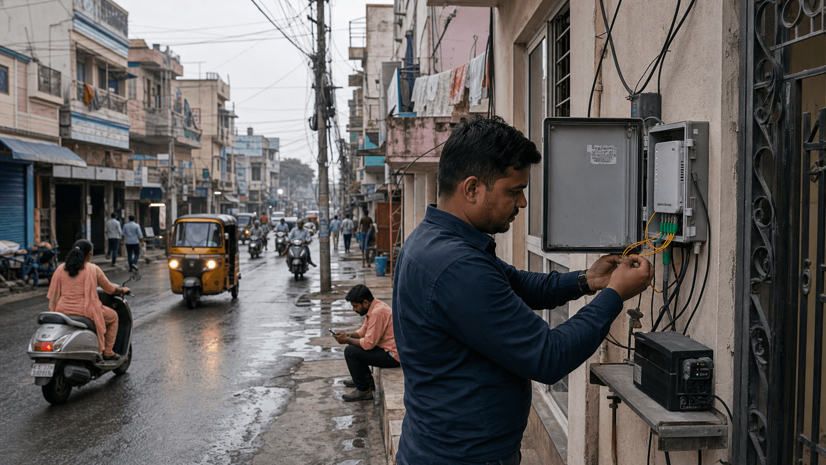Vayu Online et la marge étroite de la fibre locale à Ongole