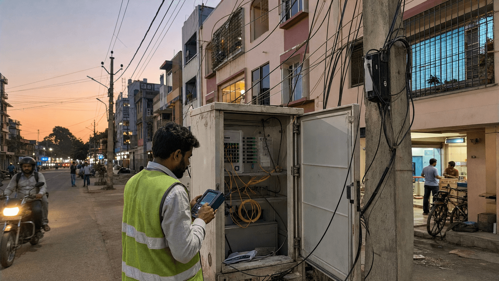 Victory Digital Network n'est une infrastructure locale que si les clients de Davangere peuvent l'atteindre en cas de rupture de fibre