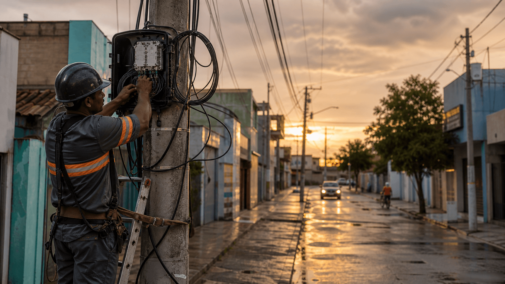 Vupt Provedora de Internet et le test de rentabilité après la construction facile de la fibre au Brésil