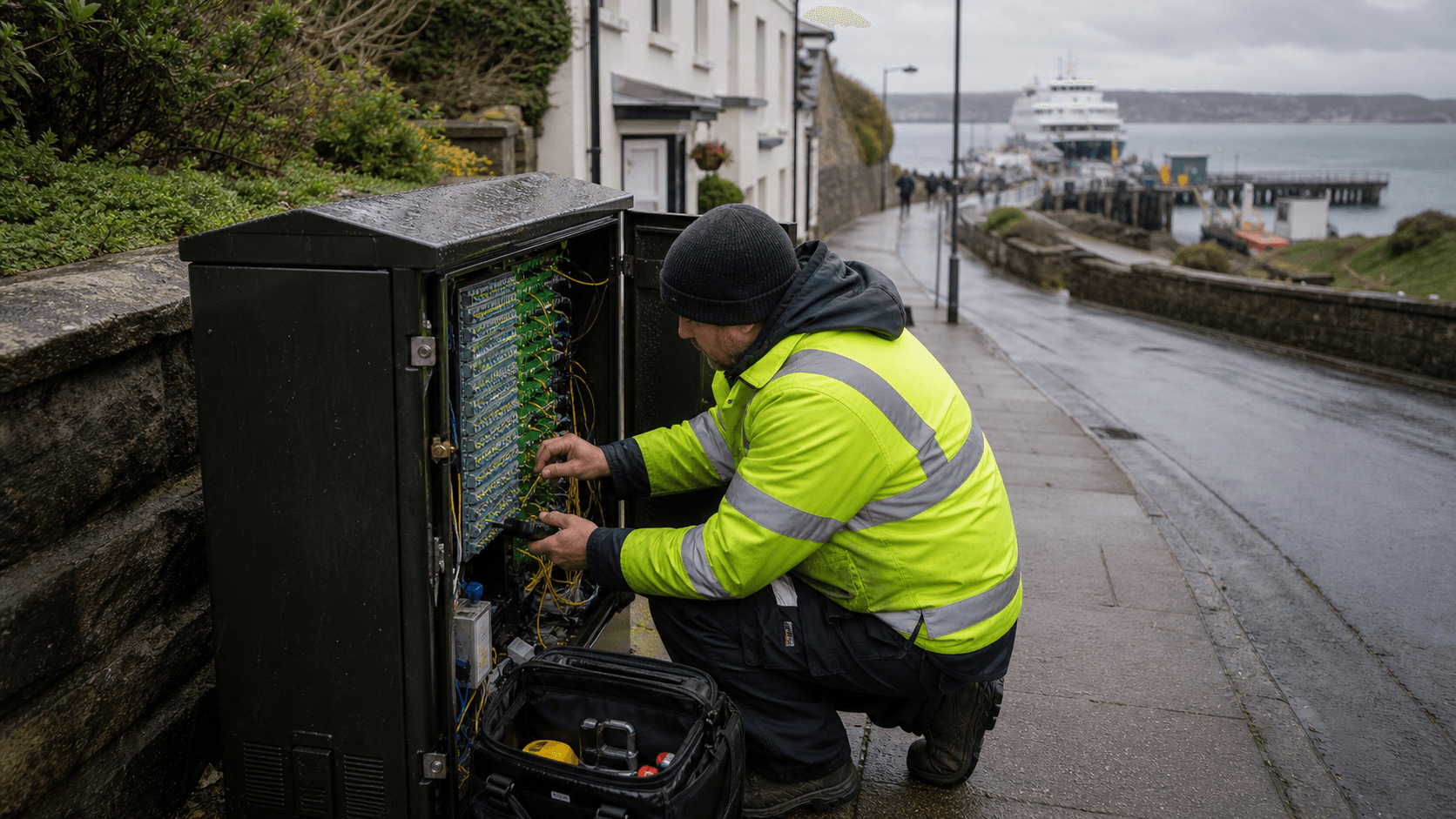 Editorial infrastructure image for WightFibre