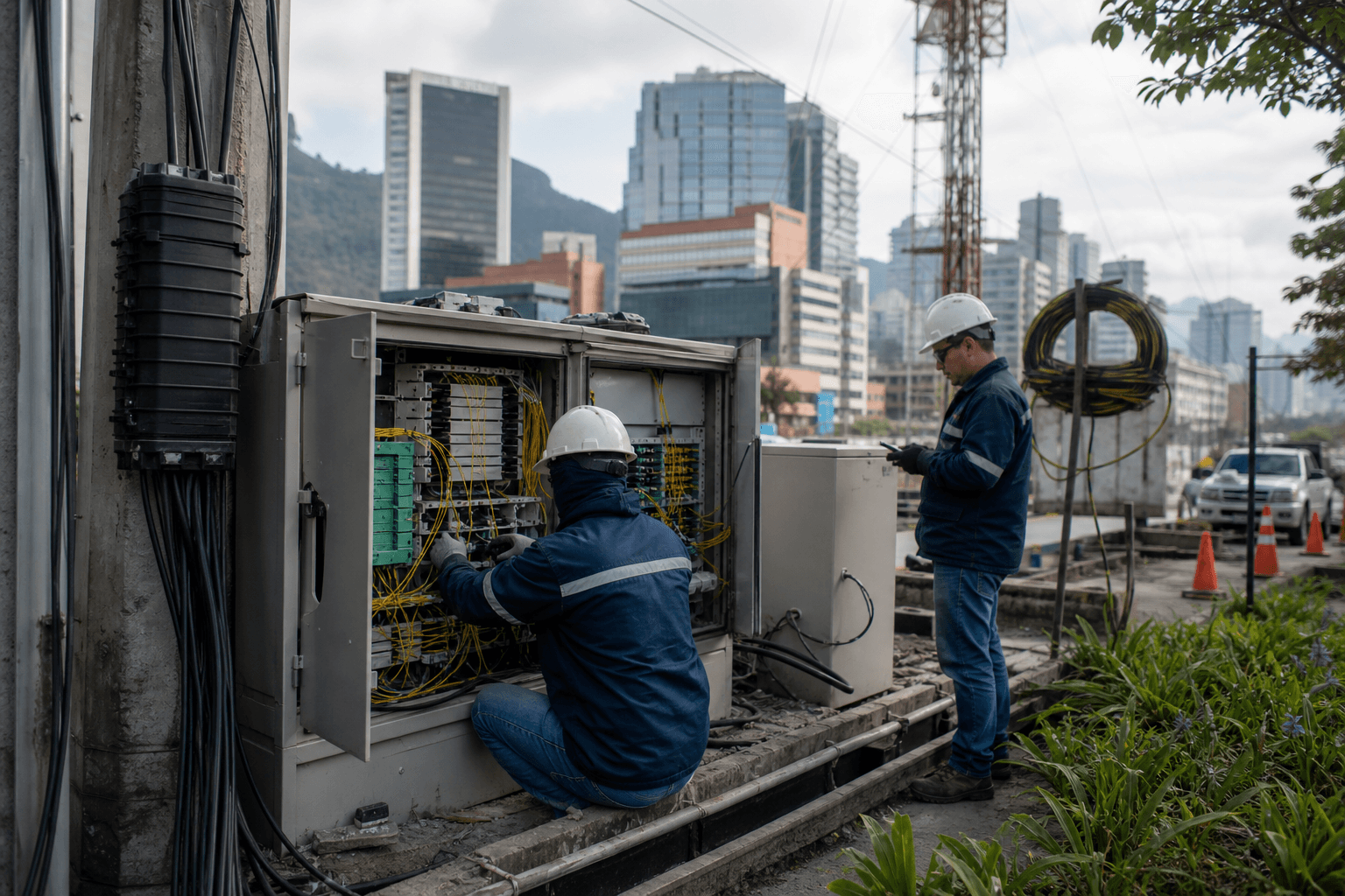 Ufinet Colombie et la marge de la fibre de gros sous la croissance du haut débit de détail