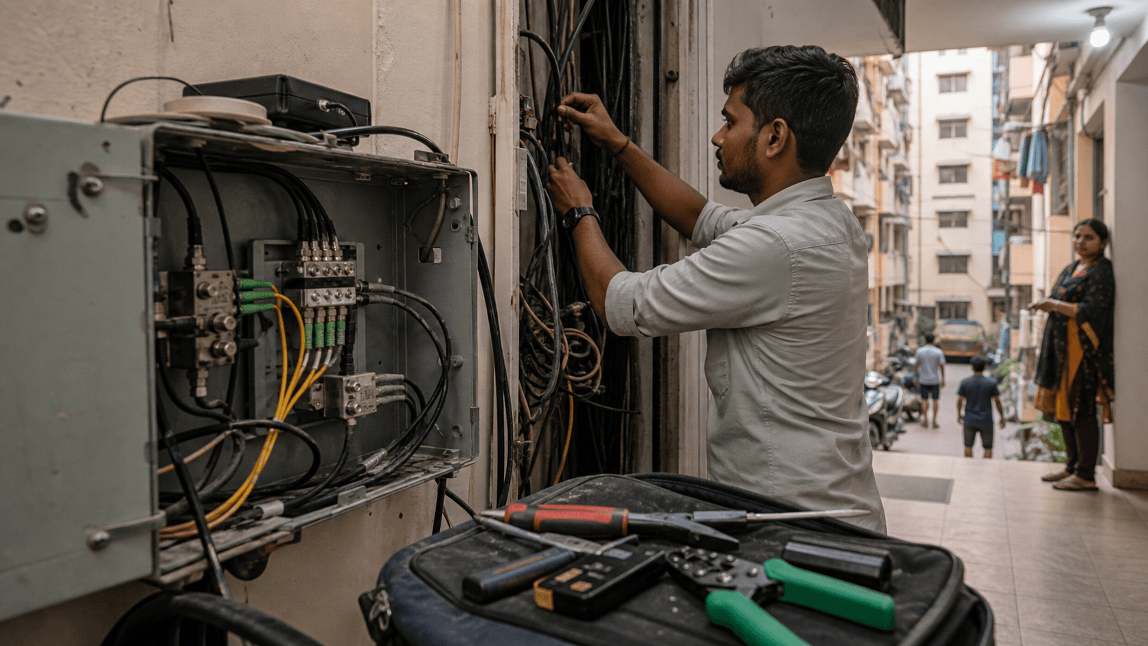Editorial infrastructure image for Siti Cable Network Limited