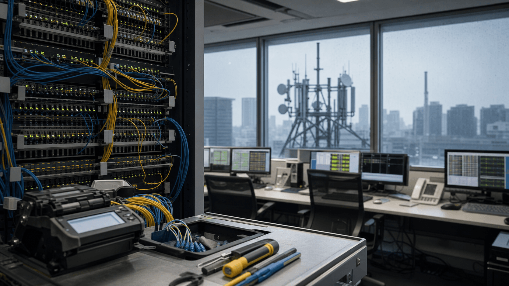 Editorial infrastructure image for KDDI Corporation