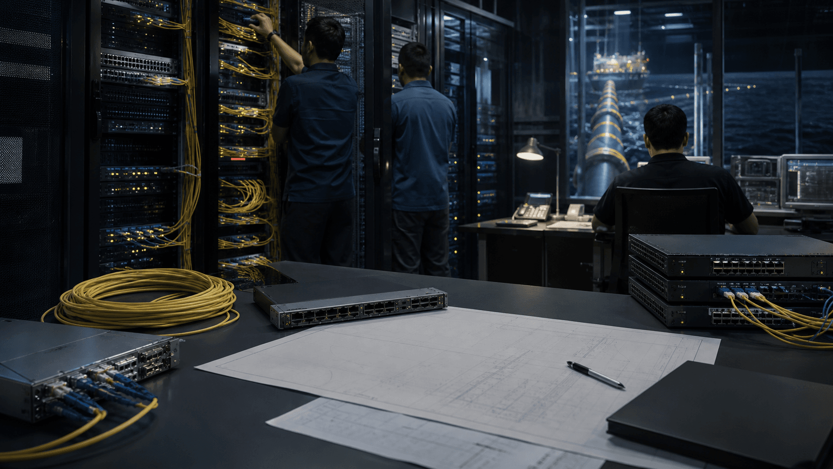 Editorial infrastructure image for ONEQODE Assets Pty Ltd