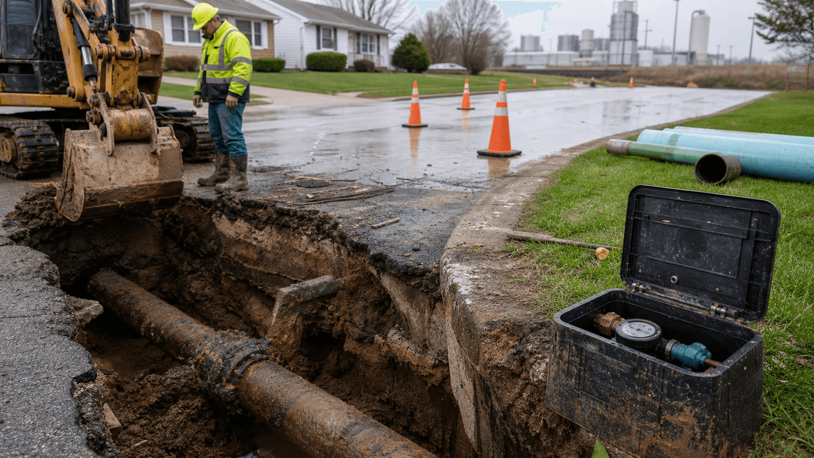 Editorial infrastructure image for Aqua Pennsylvania Inc
