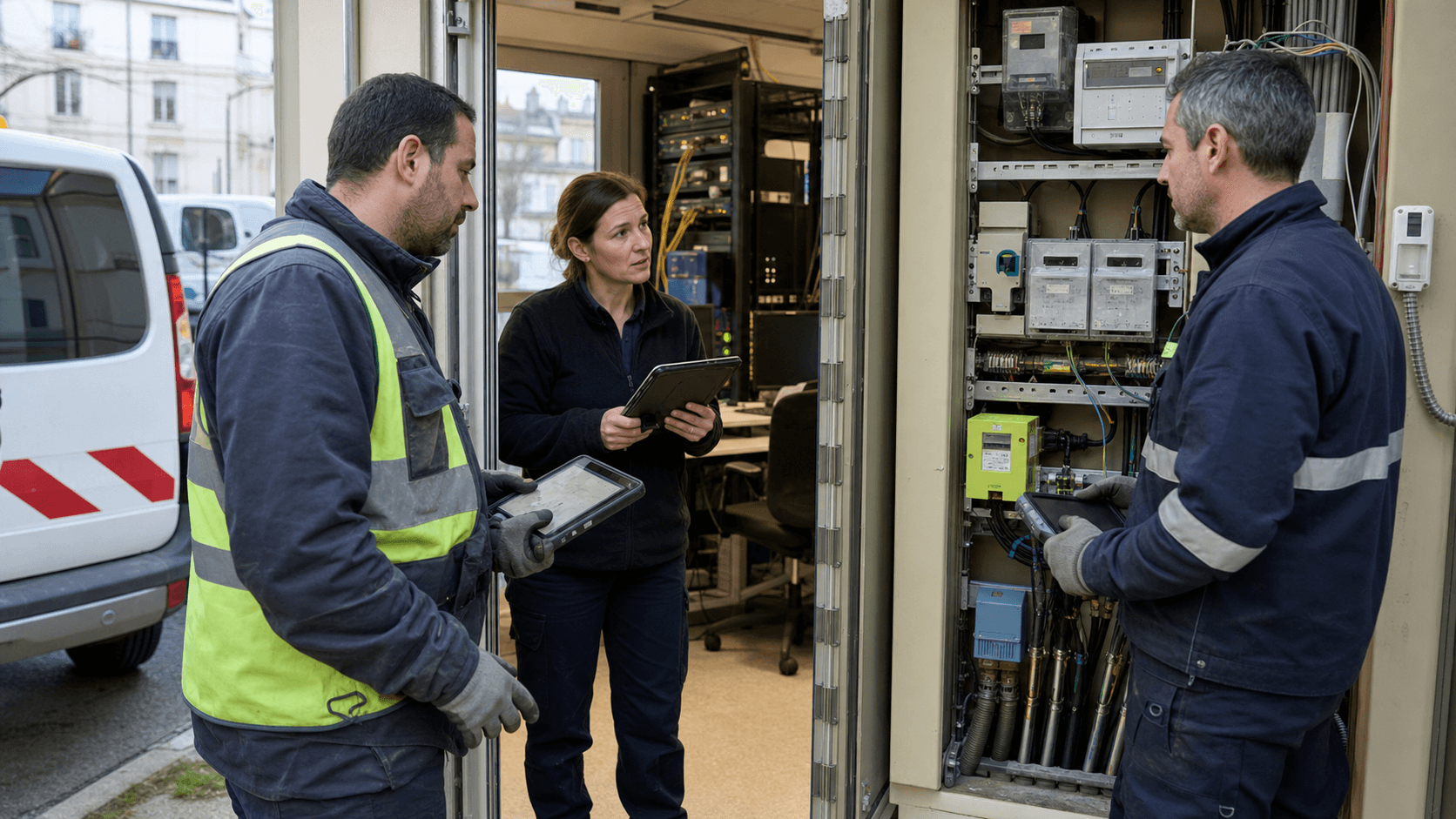 Editorial infrastructure image for Enedis SA