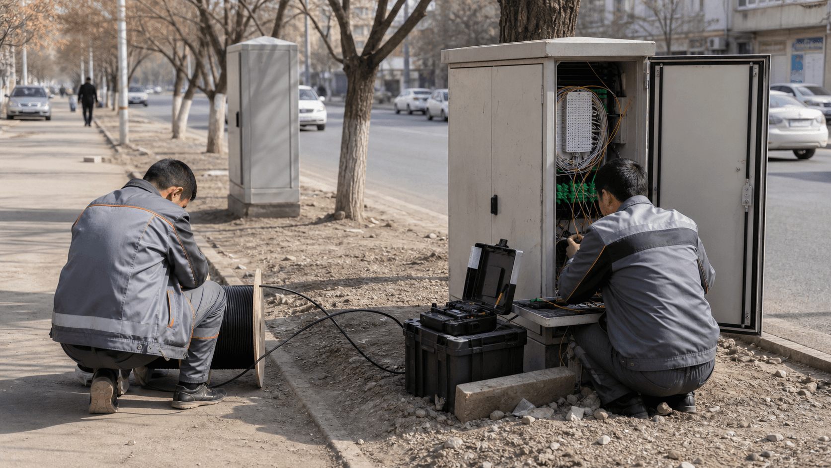 Editorial infrastructure image for "Uzbektelekom" Joint Stock Company