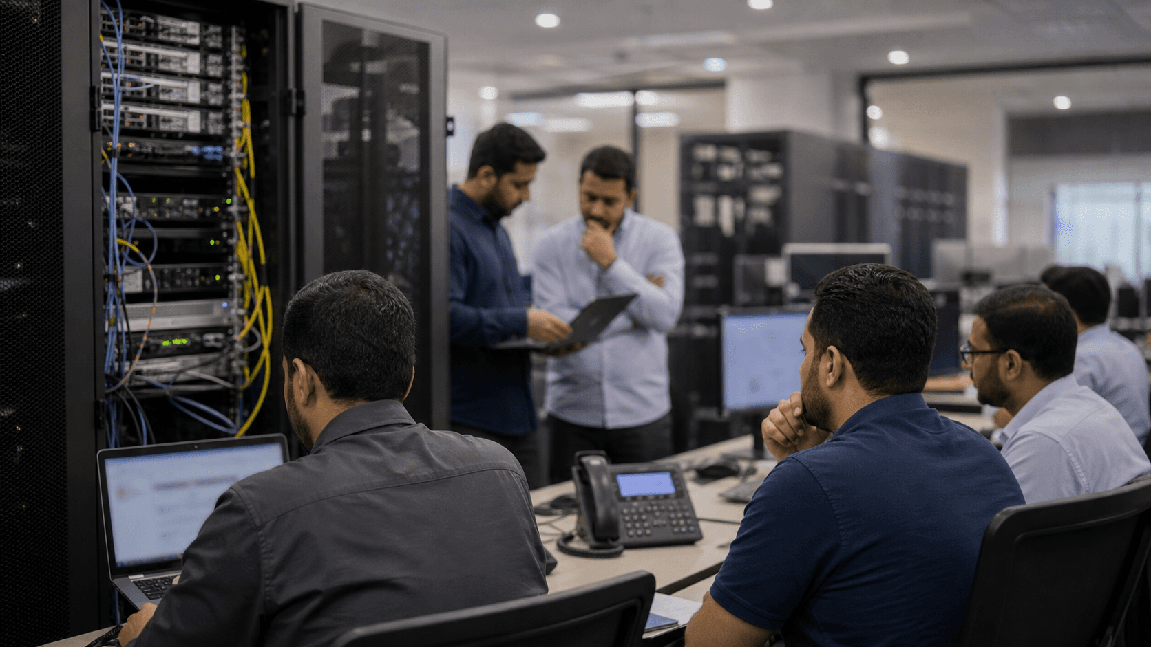 Editorial infrastructure image for Saudi Business Machines Ltd - Sole Shareholder Company