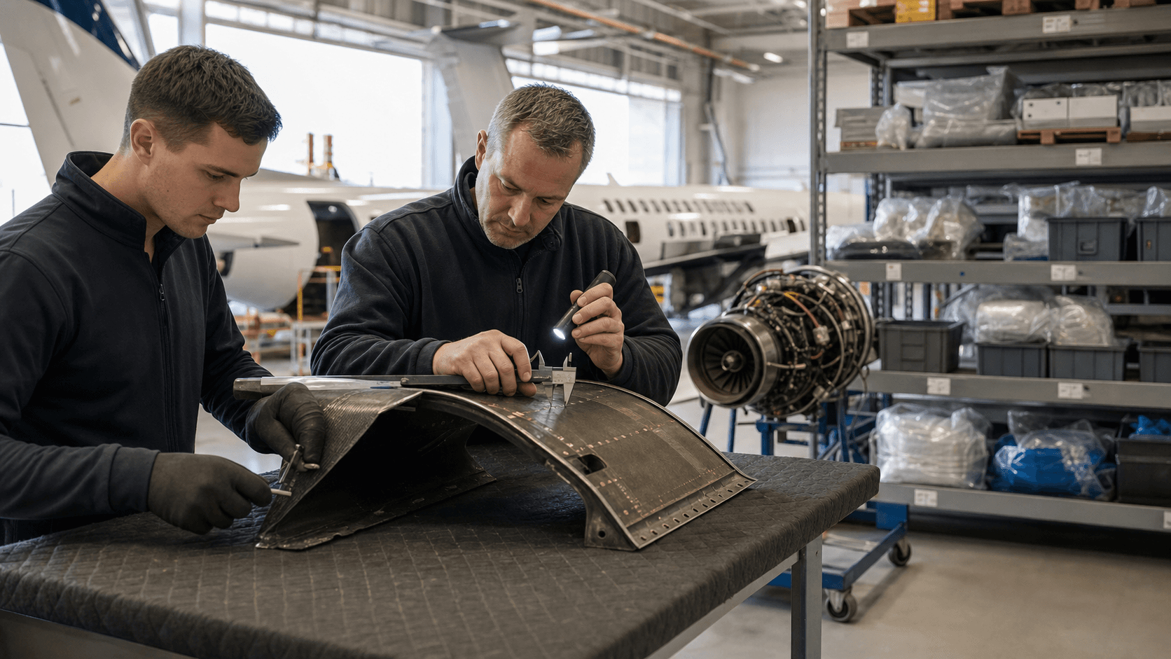 Aviation Repair Resources precifica o tempo de inatividade antes do retorno da aeronave