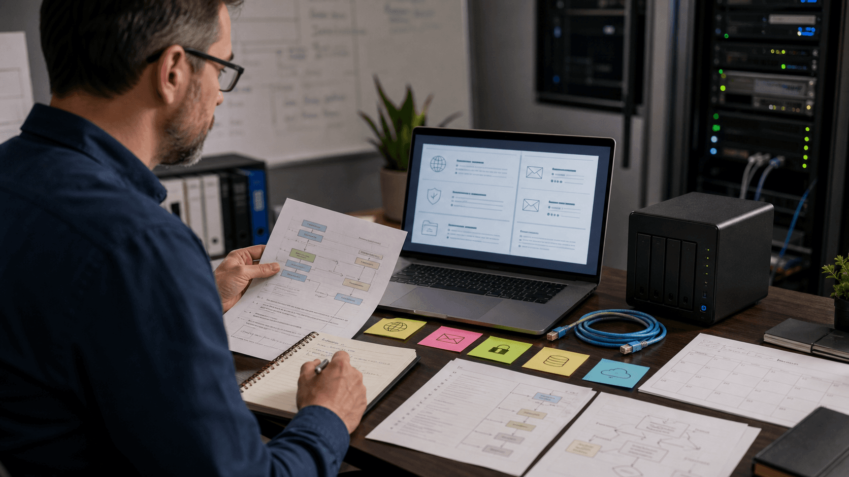Editorial infrastructure image for VERIO