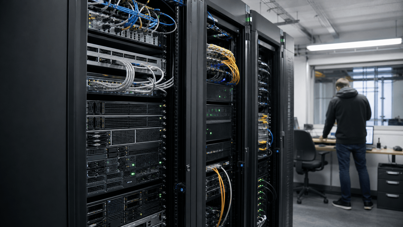 Editorial infrastructure image for NOTBADHOSTING