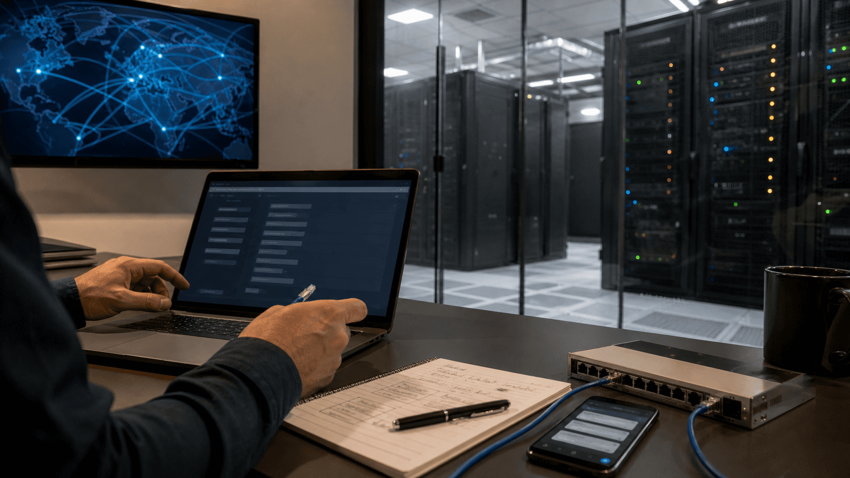 Editorial infrastructure image for GlobalTeleHost Corp.