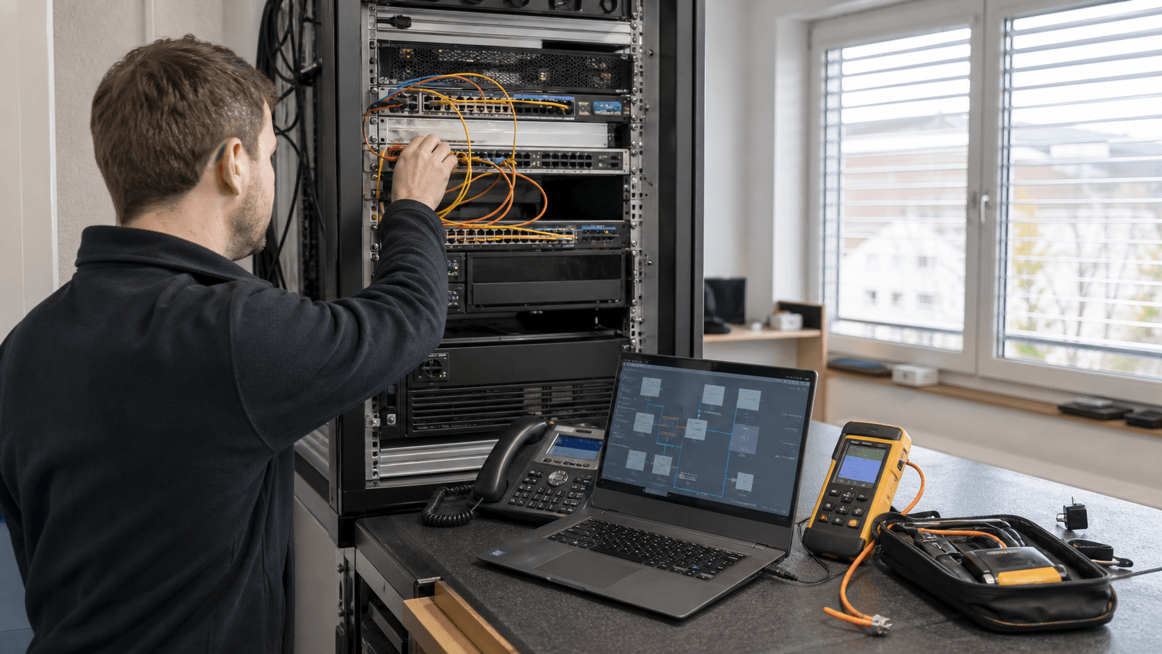 Editorial infrastructure image for BIG IT AG
