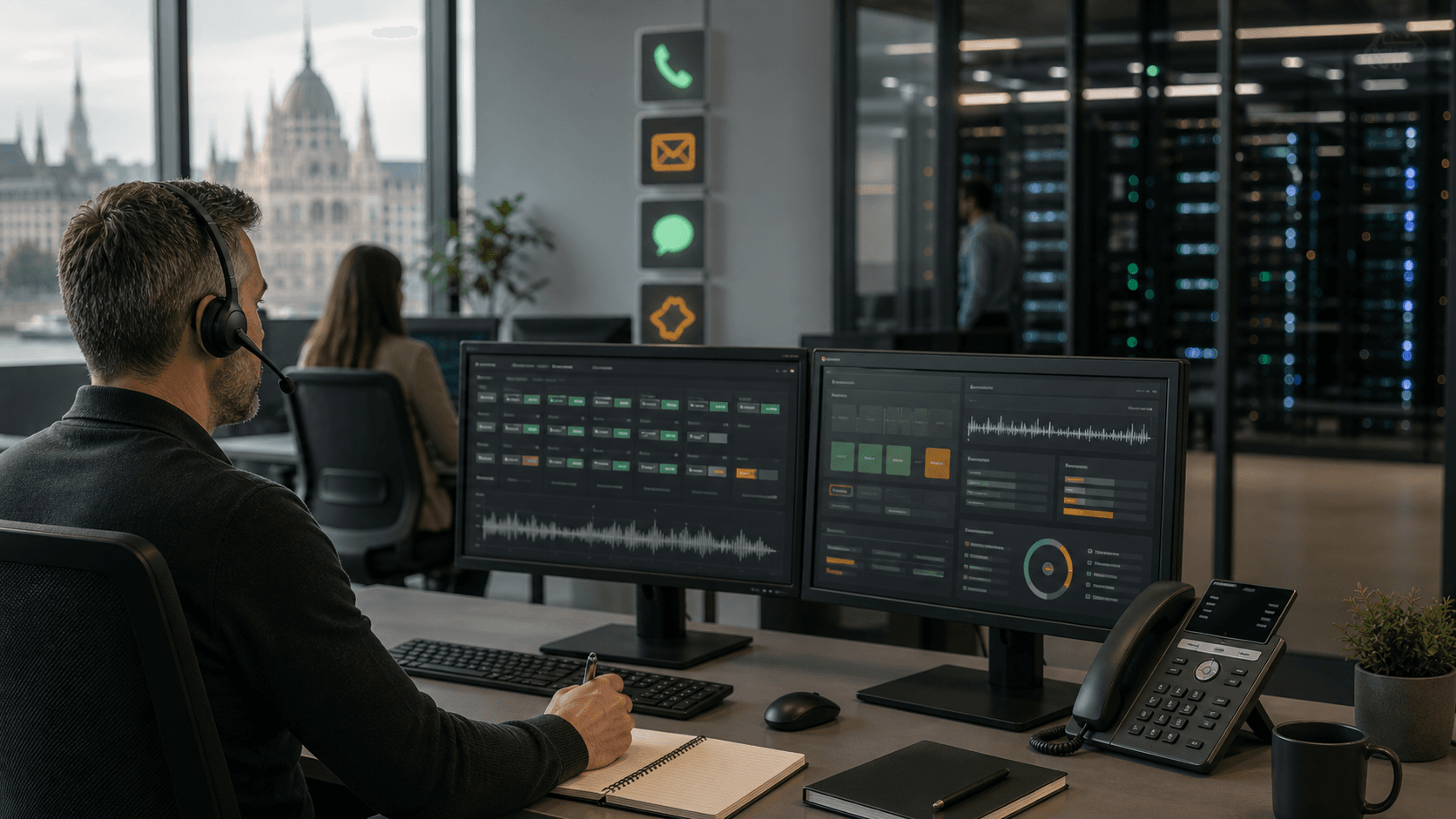 ADERTIS convierte la cola del centro de llamadas en dependencia de software alojado
