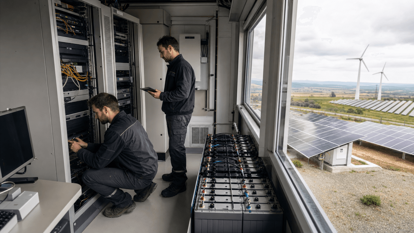 Editorial infrastructure image for EDF power solutions SA
